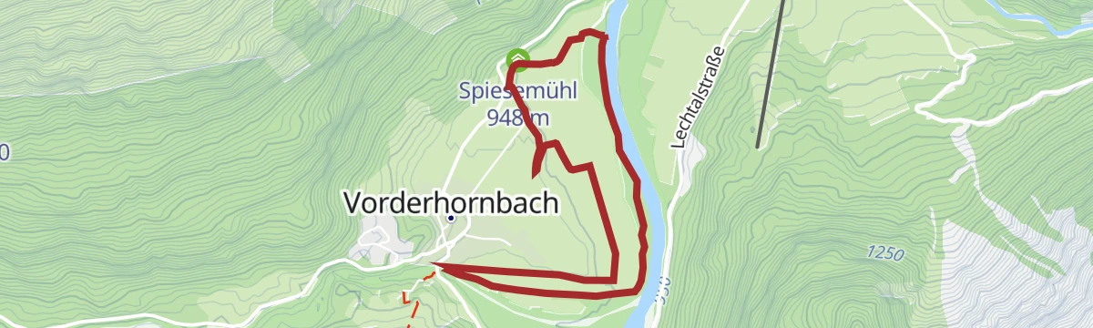 Vorderhornbach - Hornbachrunde